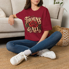 Thorns & All Rose Graphic T-Shirt - Love - Valentine
