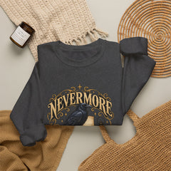 Nevermore Raven Crewneck Sweatshirt- Halloween Vibes