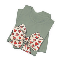Valentine Heart Bow T-Shirt