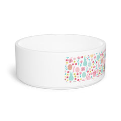 Easter Pet Bowl - 'Happy Easter' Design for Cats and Dogs