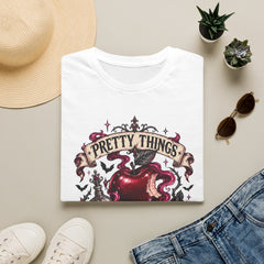‘Pretty Things Can Be Poison' Gothic Apple Graphic Tee- Poison Apple