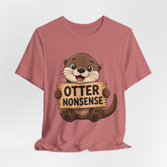 Otter Nonsense T-Shirt — Cute Otter Pun Tee