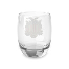 Whiskey Glass-  Civil War Design