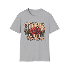 Thorns & All Rose Graphic T-Shirt - Love - Valentine