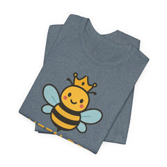 Queen Bee Fizzin' Unisex T-Shirt - Cute Bee Graphic Tee for Bee Lovers