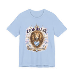 Lionheart T-Shirt — "Let Your Heart Lead" Lion Graphic Tee
