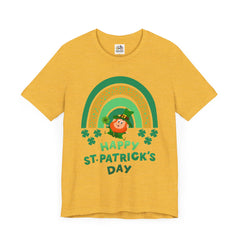 St. Patrick's Day Rainbow LeprechaunTee - Unisex Short Sleeve Shirt