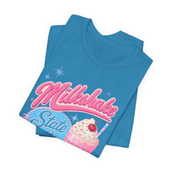 Milkshake State of Mind T-Shirt — Retro Diner Cherry Milkshake Tee