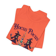 Hocus Pocus Halloween T-Shirt, Witch Tee, Unisex Halloween Shirt, Spooky Season Apparel, Costume Party Top