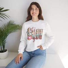 Cozy It’s Fall Y’all Sweatshirt with Floral Design, Perfect for Autumn Style, Thanksgiving Gift, Casual Wear, Seasonal Comfort