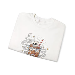 Sassy Coffee Sweatshirt - Cozy Unisex Crewneck, Halloween Fashion, Gift for Coffee Lovers, Fall Apparel, Cute Casual Style