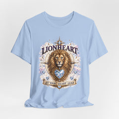 Lionheart T-Shirt — "Let Your Heart Lead" Lion Graphic Tee
