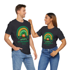 St. Patrick's Day Rainbow LeprechaunTee - Unisex Short Sleeve Shirt