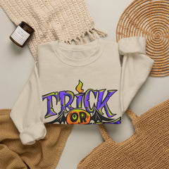 Halloween 'Trick or Treat' Crewneck Sweatshirt — Retro Candy Graphic