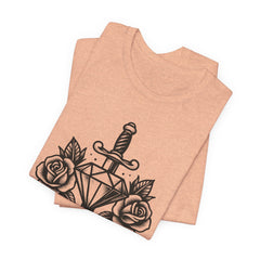 'In Gems We Trust' | Edgy Casual Wear, Gift for Rock Lovers, Men's & Women's Apparel, Perfect for Festivals