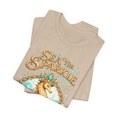 Sea the Sparkle Seahorse T-Shirt — Nautical Mermaid Beach Tee