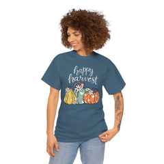 Happy Fall Essential Tee with Pumpkins