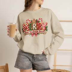 Christmas Cookie 'Make The Season Bright' Crewneck Sweatshirt