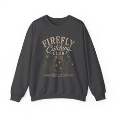 Firefly Catching Club Sweatshirt — Vintage Mason Jar Summer Nights Crewneck - Southern Heritage