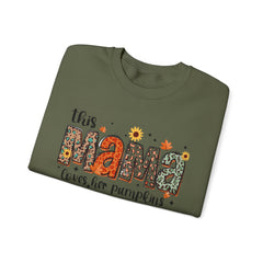 "This Mama Loves Her Pumpkins" Unisex Heavy Blend™ Crewneck Sweatshirt