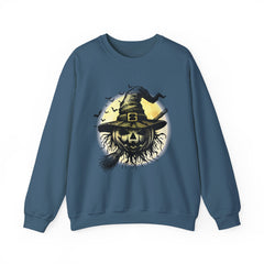 Halloween Witch Sweatshirt, Unisex Sweatshirt for Fall, Cozy Crewneck for Halloween Parties, Spooky Season Apparel, Gift for Witch Lovers