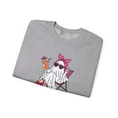 Boo-gie Bitch Ghost Crewneck Sweatshirt — Cute Retro Halloween Graphic