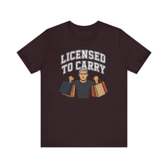 Funny Marriage License Unisex Te, License to carry