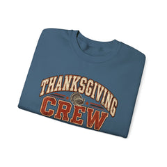 Thanksgiving Crew Sweatshirt - Vintage Turkey Family Holiday Pullover - Fall Apparel