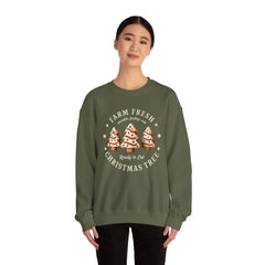 Farm Fresh Christmas Tree Sweatshirt – Cute Cookie Tree Holiday Crewneck