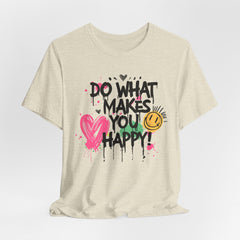 Do What Makes You Happy Tee | Unisex Jersey Short Sleeve Shirt, Positive Vibes Shirt, Gift for Friends, Uplifting Apparel, Casual [...]