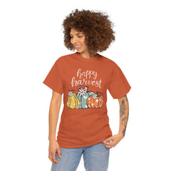 Happy Fall Essential Tee with Pumpkins