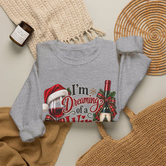 "I'm Dreaming of a Wine Christmas" Holiday Crewneck