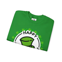 Happy St. Patrick's Day Unisex Crewneck- Leprechaun Hat