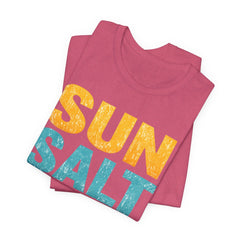 Sun Salt Sand Beach T-Shirt — Retro Coastal Summer Tee