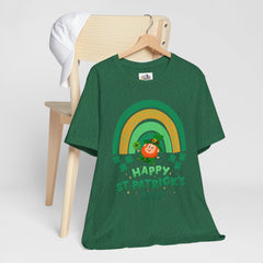 St. Patrick's Day Rainbow LeprechaunTee - Unisex Short Sleeve Shirt