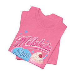 Milkshake State of Mind T-Shirt — Retro Diner Cherry Milkshake Tee