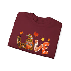 LOVE Gnome  Fall Sweatshirt