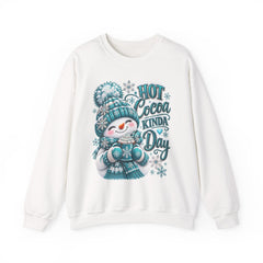 Hot Cocoa Kinda Day Sweatshirt- Winter- Christmas- Snowman