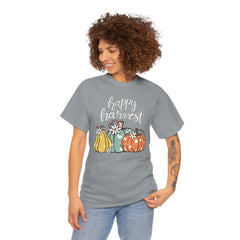 Happy Fall Essential Tee with Pumpkins