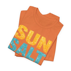 Sun Salt Sand Beach T-Shirt — Retro Coastal Summer Tee
