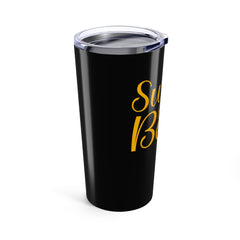 Sweet as Can Bee 20oz Tumbler  - Black | Cute Bee Design Travel Mug, Gift for Honey Lovers, Birthday, Home & Office Use, Bee Themed
