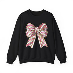 Pink & Gold  Bow  Sweatshirt - Valentine