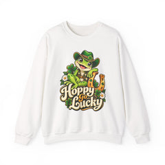 Hoppy Go Lucky Frog St. Patrick’s  Day Sweatshirt