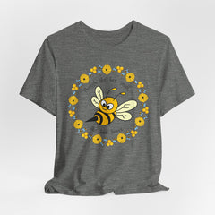 "She Bee Fierce" Unisex Jersey Short Sleeve Tee - Inspirational Bee Art Shirt