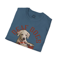 FB Rockstar Dog Unisex T-Shirt - Deaf Dogs Definitely Rock Design