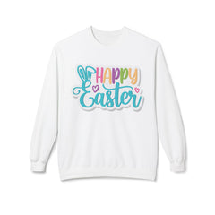Happy Easter Unisex Midweight Softstyle Fleece Crewneck Sweatshirt