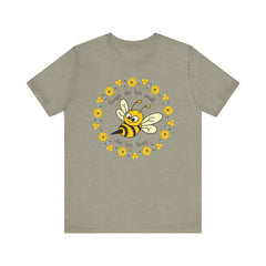 "She Bee Fierce" Unisex Jersey Short Sleeve Tee - Inspirational Bee Art Shirt