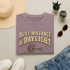 Dust, Distance & Daylight T-Shirt — Vintage Windmill Graphic Tee for Outdoor Lovers- Southern Heritage
