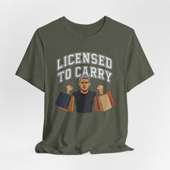 Funny Marriage License Unisex Te, License to carry