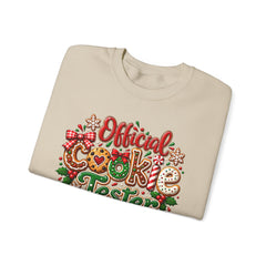 "Official Cookie Tester" Christmas Holiday Sweatshirt